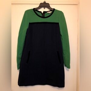 Boden colorblock tunic dress women’s 8